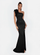 FLORAL ONE SHOULDER RUCHED SPLIT PROM DRESS