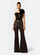 Mermaid Scale Floral One-Shoulder Sequin Jumpsuit