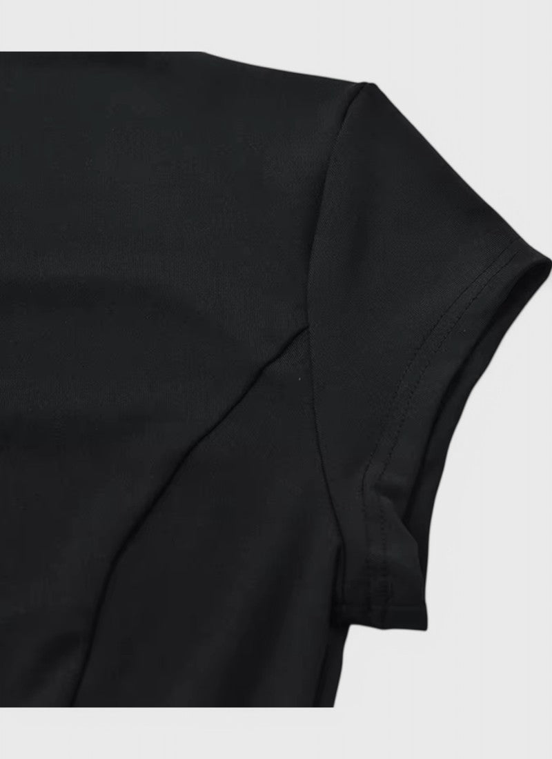 PAULA POCKETED A - LINE MINI DRESS - Cecilia`s Dresses
