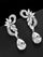 PEAR CUT CUBIC ZIRCONIA DROP EARRINGS