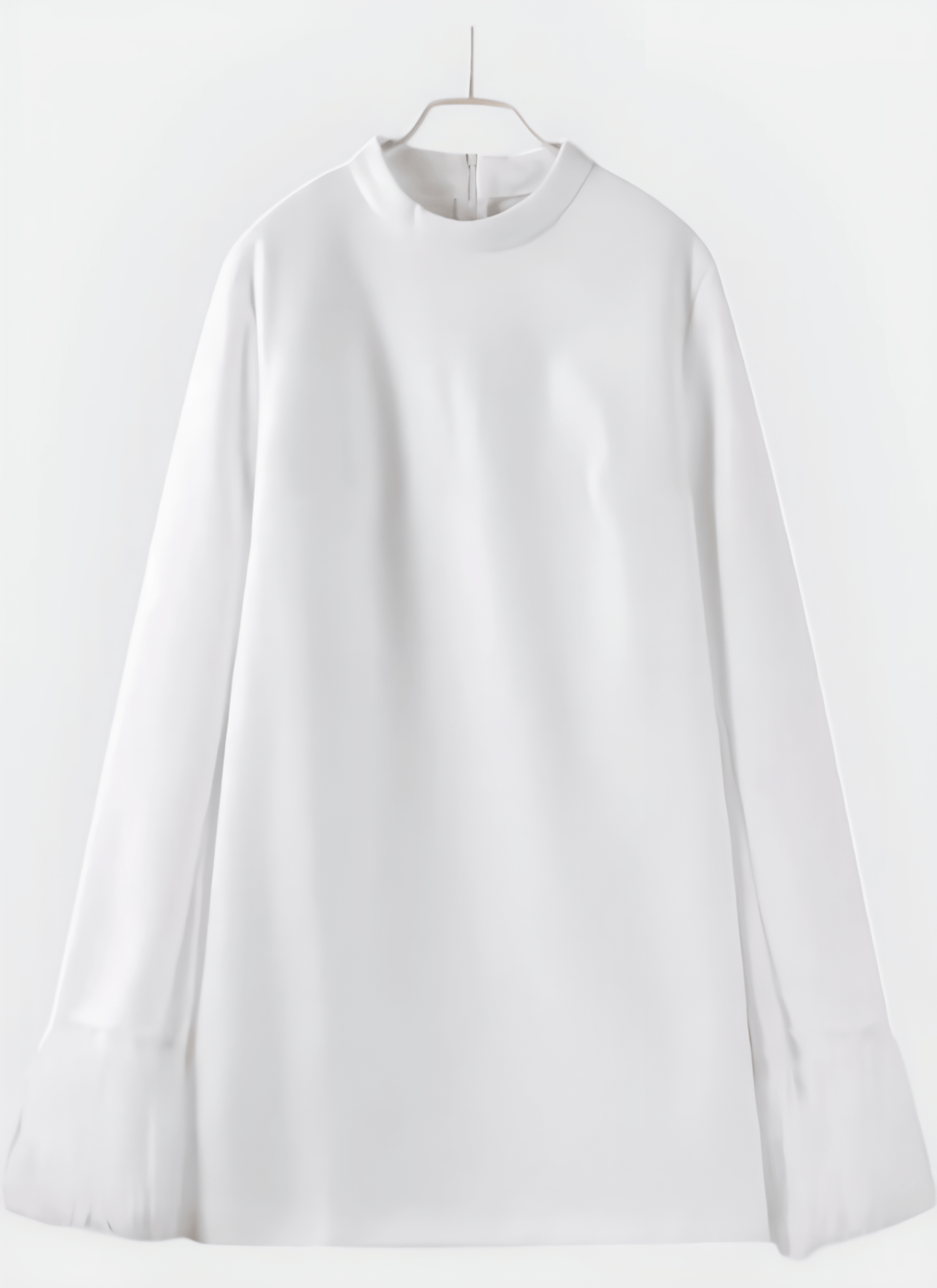 POLYESTER FEATHER O - NECK MINI DRESS - Cecilia`s Dresses