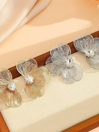 BUTTERFLY FISHTAIL METAL MULTI - LAYER FEMALE EARRINGS - Cecilia`s Dresses