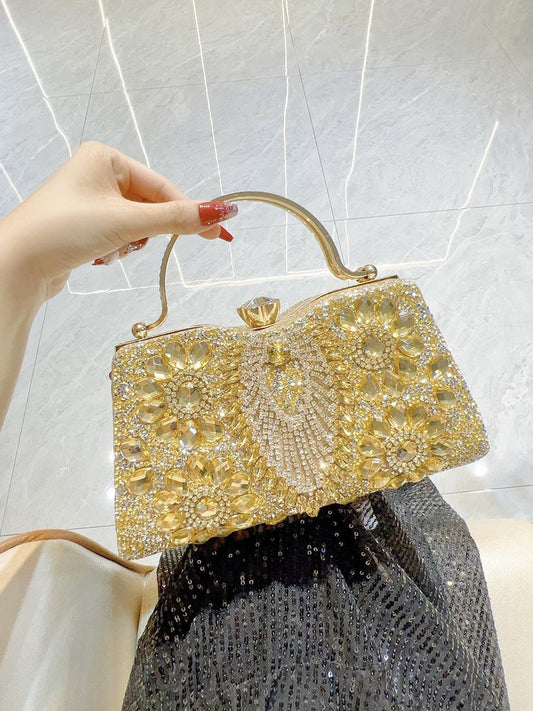 EVENING SHINNING RHINESTONE CLUTCH - Cecilia`s Dresses