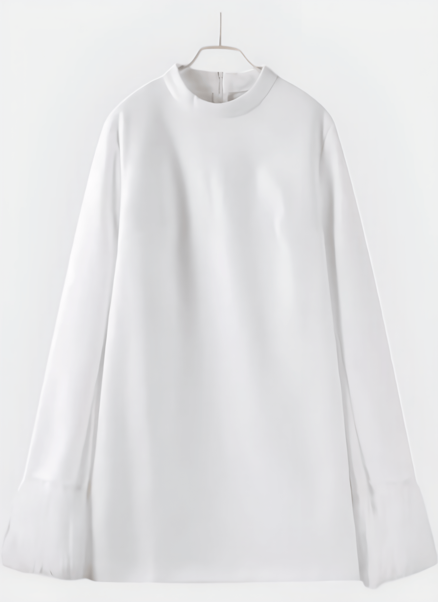 POLYESTER FEATHER O - NECK MINI DRESS - Cecilia`s Dresses